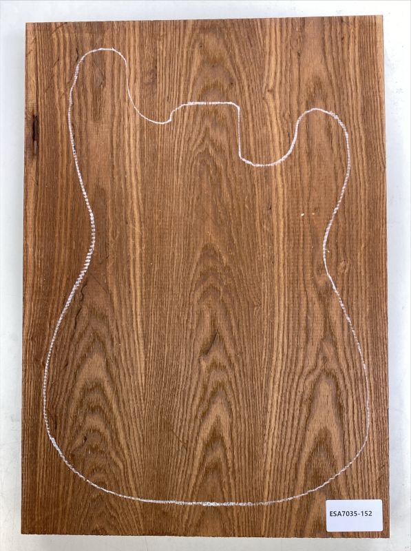 Body Swamp Ash, 3-pcs., Choco thermo-treated, Unique Piece #152